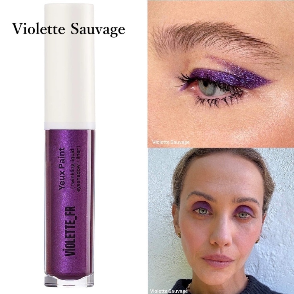 VIOLETTE_FR Violette Sauvage Liquid Eyeshadow + Liner YEUX PAINT NEW UNUSED - Picture 3 of 7